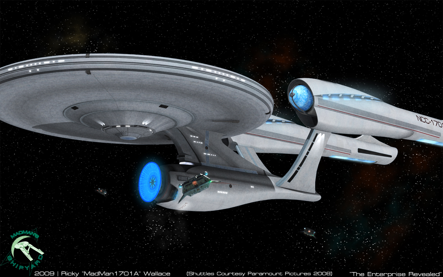 enterprise revealed the first angle that we saw of the new enterprise